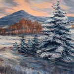 Colorado Winterscape, 9x12