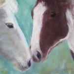 Horses  Nuzzlin' 11x14