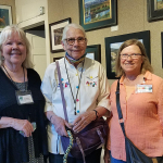 LEFT TO RIGHT:   Kris Olson;  Sue Tormoen and Founding Member Judy Steininger