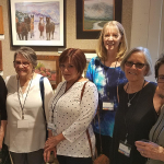 L to R: Margot Ardourel (PPPS Treasurer), Connie Cassani-Beard (PPPS Secretary), Deborah Mohler, Betsy Cook, Susan Morello and Liz Lueth.